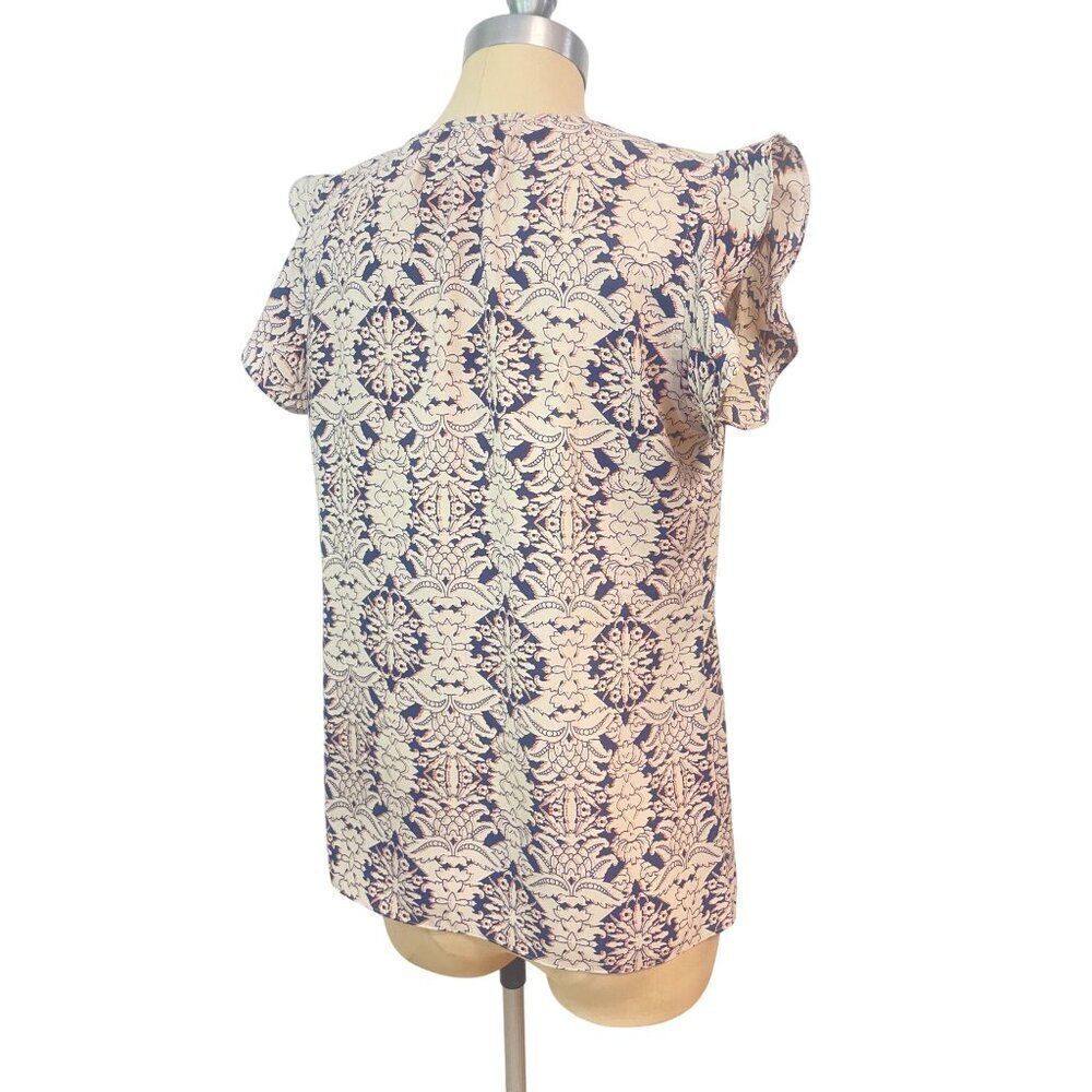 Cabi 3074 Stevie Flutter Sleeve Top Size Small - image 4